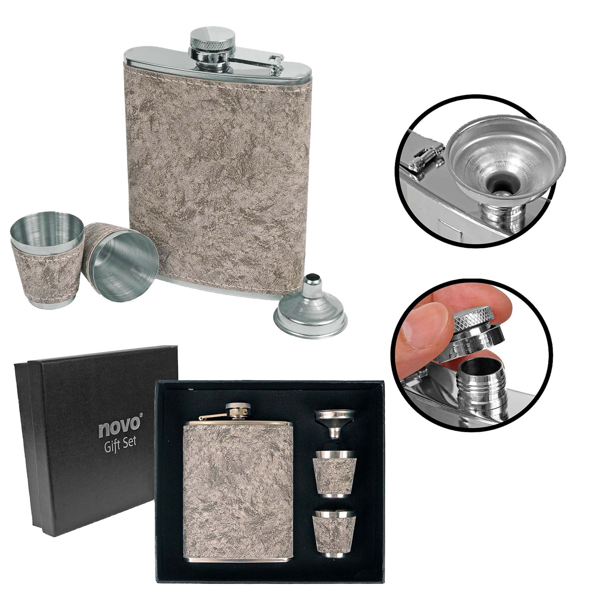 Wiskera En Acero Inoxidable De 8 Oz